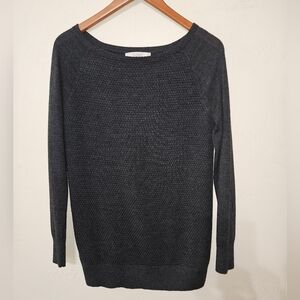 Womens LOFT charcoal sweater